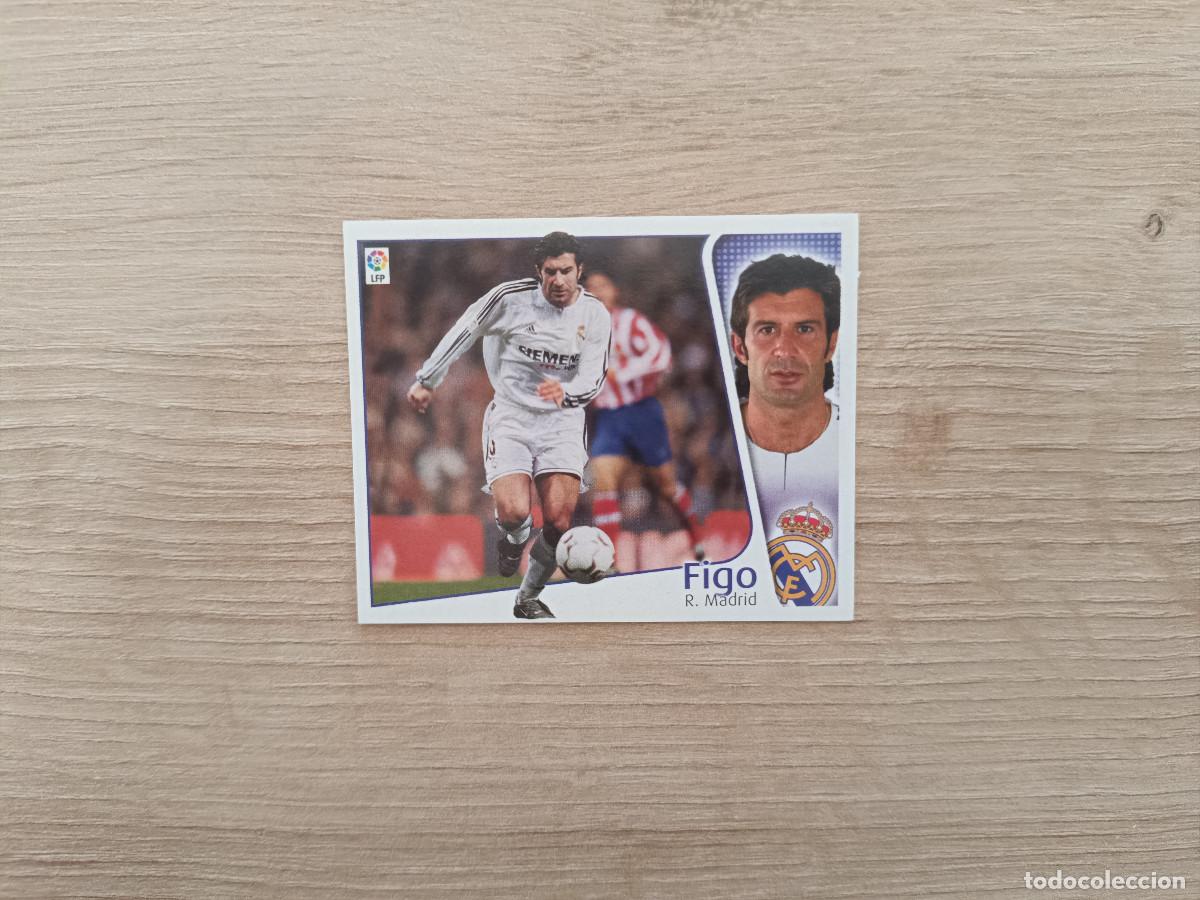 Football Stickers: CROMO DE FUTBOL LIGA ESTE FIGO REAL MADRID SIN PEGAR NUNCA PEGADO 04 05 2004 2005 D526