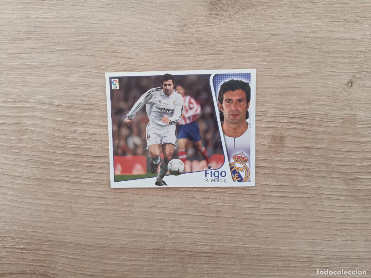 Football Stickers: CROMO DE FUTBOL LIGA ESTE FIGO REAL MADRID SIN PEGAR NUNCA PEGADO 04 05 2004 2005 D526