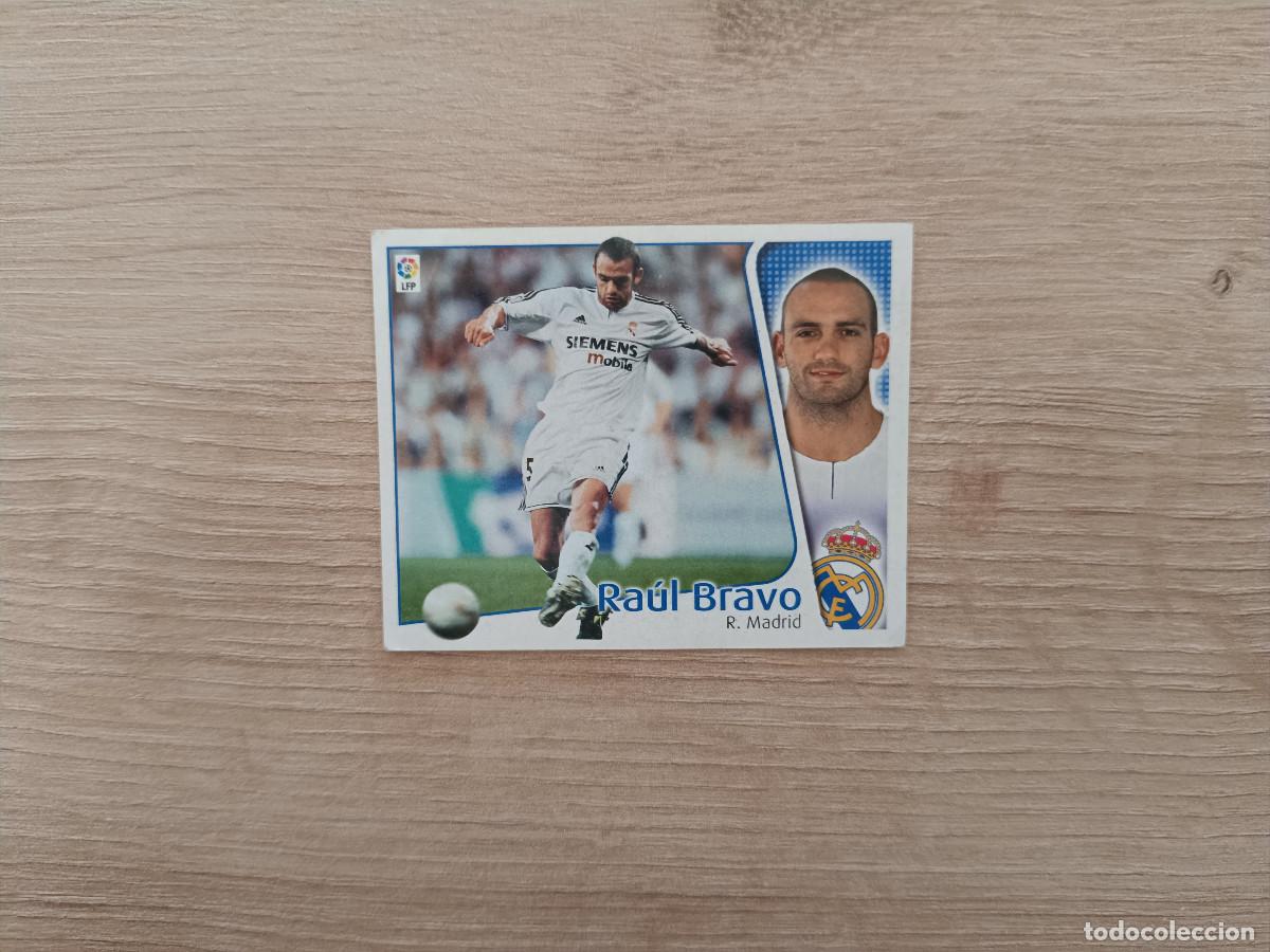 Cromos de Futebol: CROMO DE FUTBOL LIGA ESTE RAUL BRAVO REAL MADRID SIN PEGAR NUNCA PEGADO 04 05 2004 2005 D526