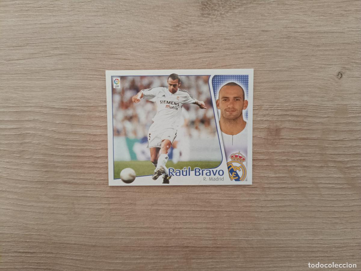 Fu&szlig;ball-Sticker: CROMO DE FUTBOL LIGA ESTE RAUL BRAVO REAL MADRID SIN PEGAR NUNCA PEGADO 04 05 2004 2005 D526