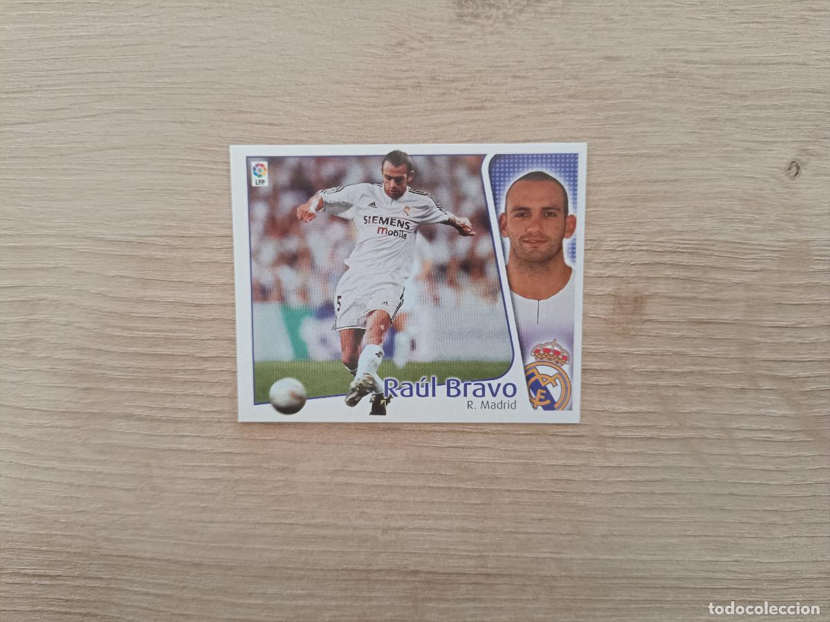 Fu&szlig;ball-Sticker: CROMO DE FUTBOL LIGA ESTE RAUL BRAVO REAL MADRID SIN PEGAR NUNCA PEGADO 04 05 2004 2005 D526