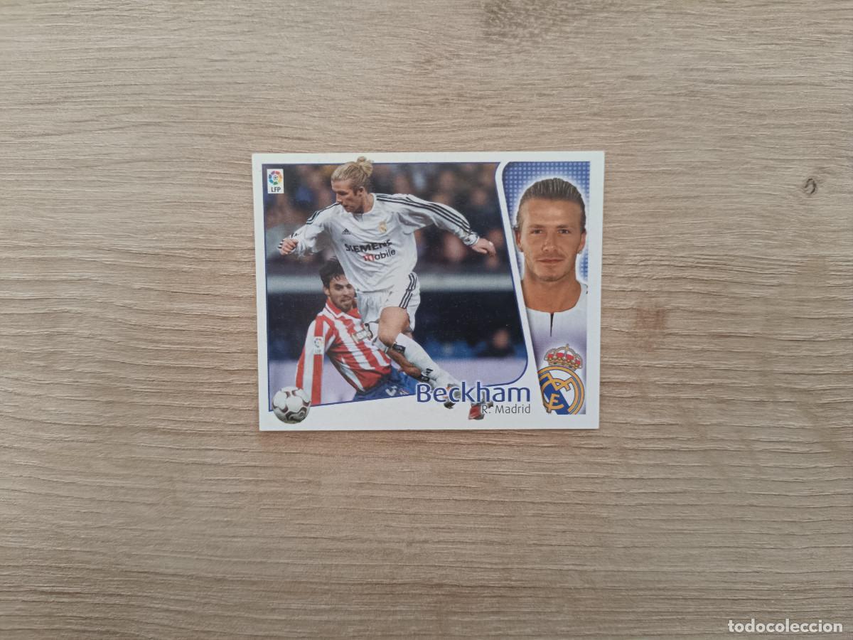 Fu&szlig;ball-Sticker: CROMO DE FUTBOL LIGA ESTE BECKHAM REAL MADRID SIN PEGAR NUNCA PEGADO 04 05 2004 2005 D526