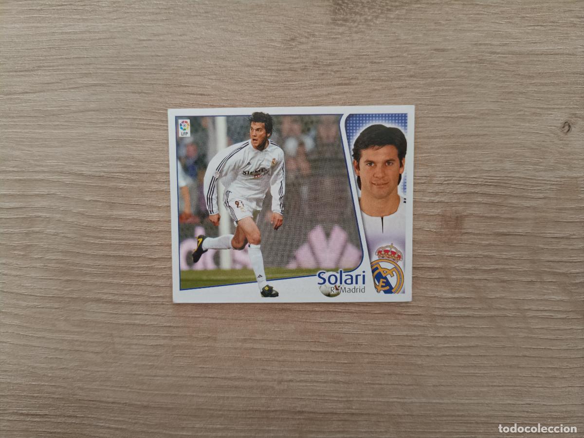 Fu&szlig;ball-Sticker: CROMO DE FUTBOL LIGA ESTE SOLARI REAL MADRID SIN PEGAR NUNCA PEGADO 04 05 2004 2005 D526
