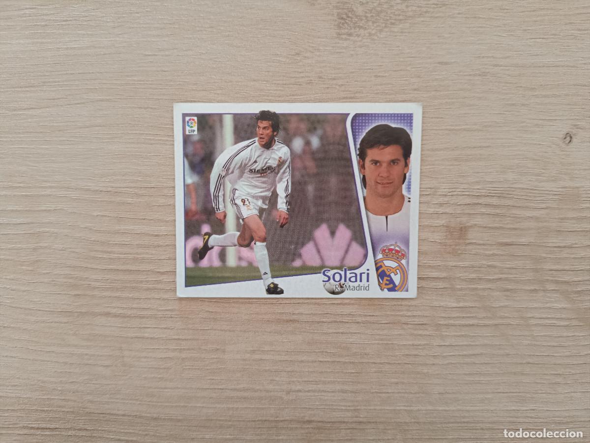 Cromos de F&uacute;tbol: CROMO DE FUTBOL LIGA ESTE SOLARI REAL MADRID SIN PEGAR NUNCA PEGADO 04 05 2004 2005 D526