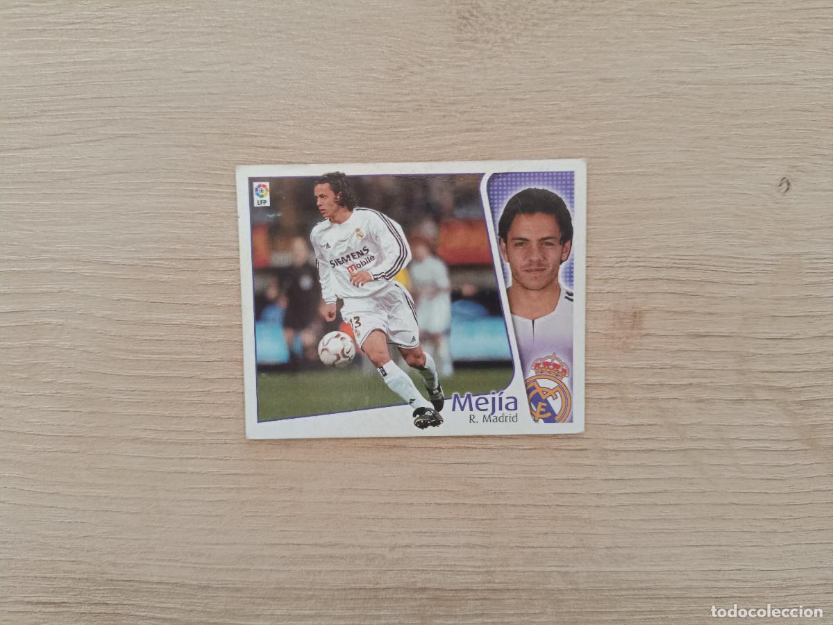 Cromos de F&uacute;tbol: CROMO DE FUTBOL LIGA ESTE MEJIA REAL MADRID SIN PEGAR NUNCA PEGADO 04 05 2004 2005 D526