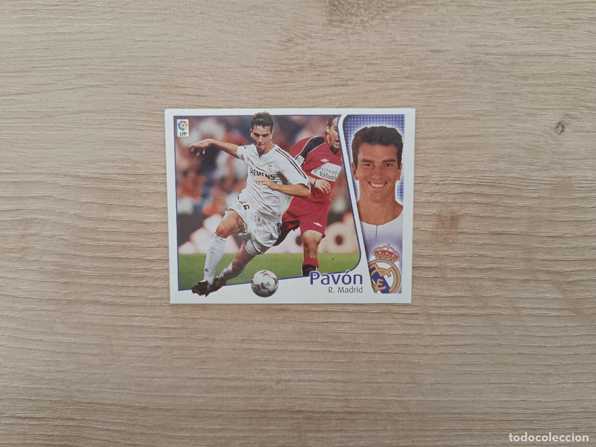 Cromos de F&uacute;tbol: CROMO DE FUTBOL LIGA ESTE PAVON REAL MADRID SIN PEGAR NUNCA PEGADO 04 05 2004 2005 D526