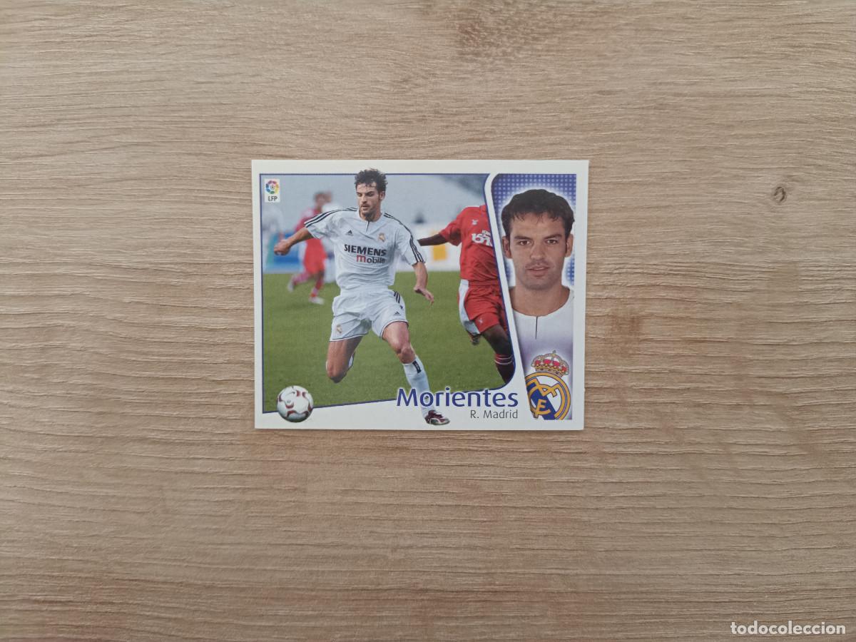 Cromos de F&uacute;tbol: CROMO DE FUTBOL LIGA ESTE MORIENTES REAL MADRID SIN PEGAR NUNCA PEGADO 04 05 2004 2005 D526