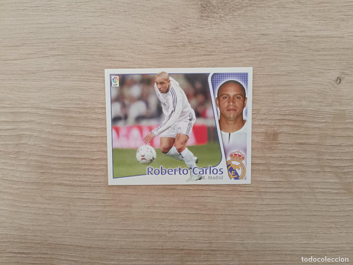 Cromos de F&uacute;tbol: CROMO DE FUTBOL LIGA ESTE ROBERTO CARLOS REAL MADRID SIN PEGAR NUNCA PEGADO 04 05 2004 2005 D526