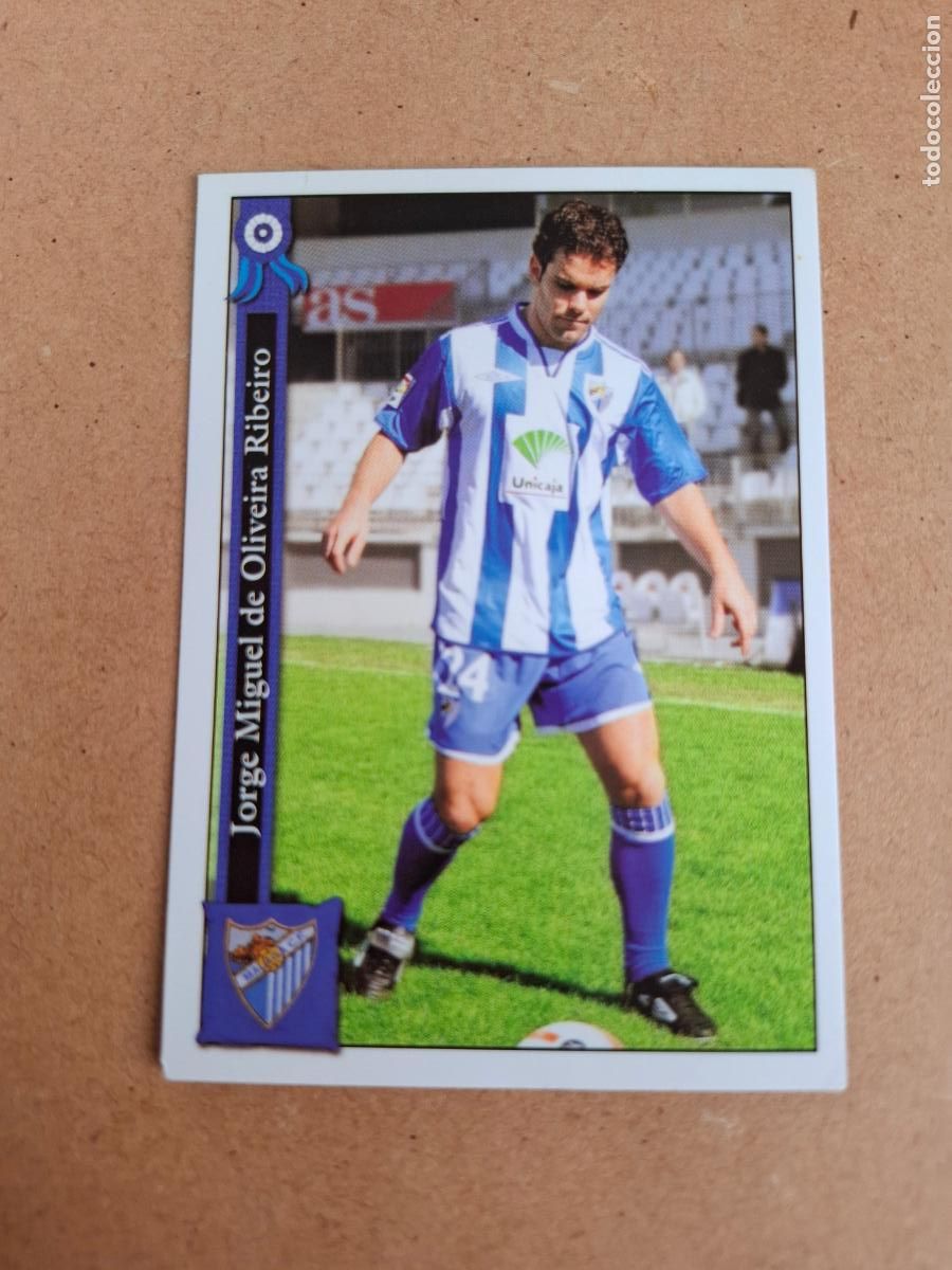 Figurine di Calcio: MUNDICROMO 2005 2006 05 06 - 1128 RIBEIRO - CD. M&Aacute;LAGA