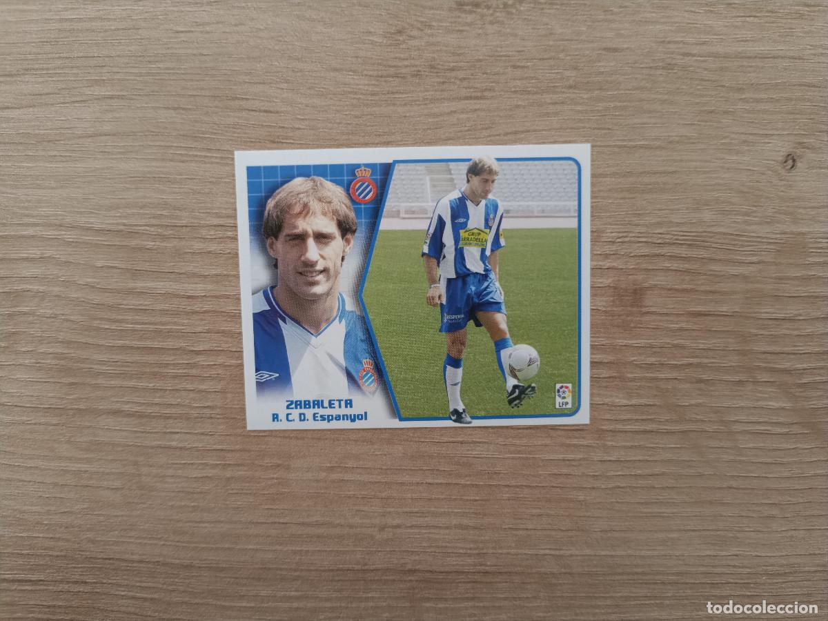 Cromos de F&uacute;tbol: CROMO DE FUTBOL LIGA ESTE ZABALETA FICHAJE 14 ESPANYOL SIN PEGAR NUNCA PEGADO 05 06 2005 2006 D526