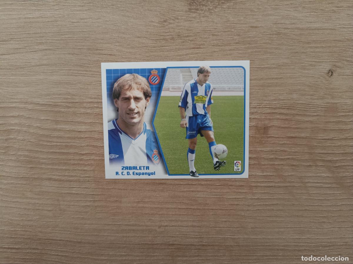 Cromos de F&uacute;tbol: CROMO DE FUTBOL LIGA ESTE ZABALETA FICHAJE 14 ESPANYOL SIN PEGAR NUNCA PEGADO 05 06 2005 2006 D526