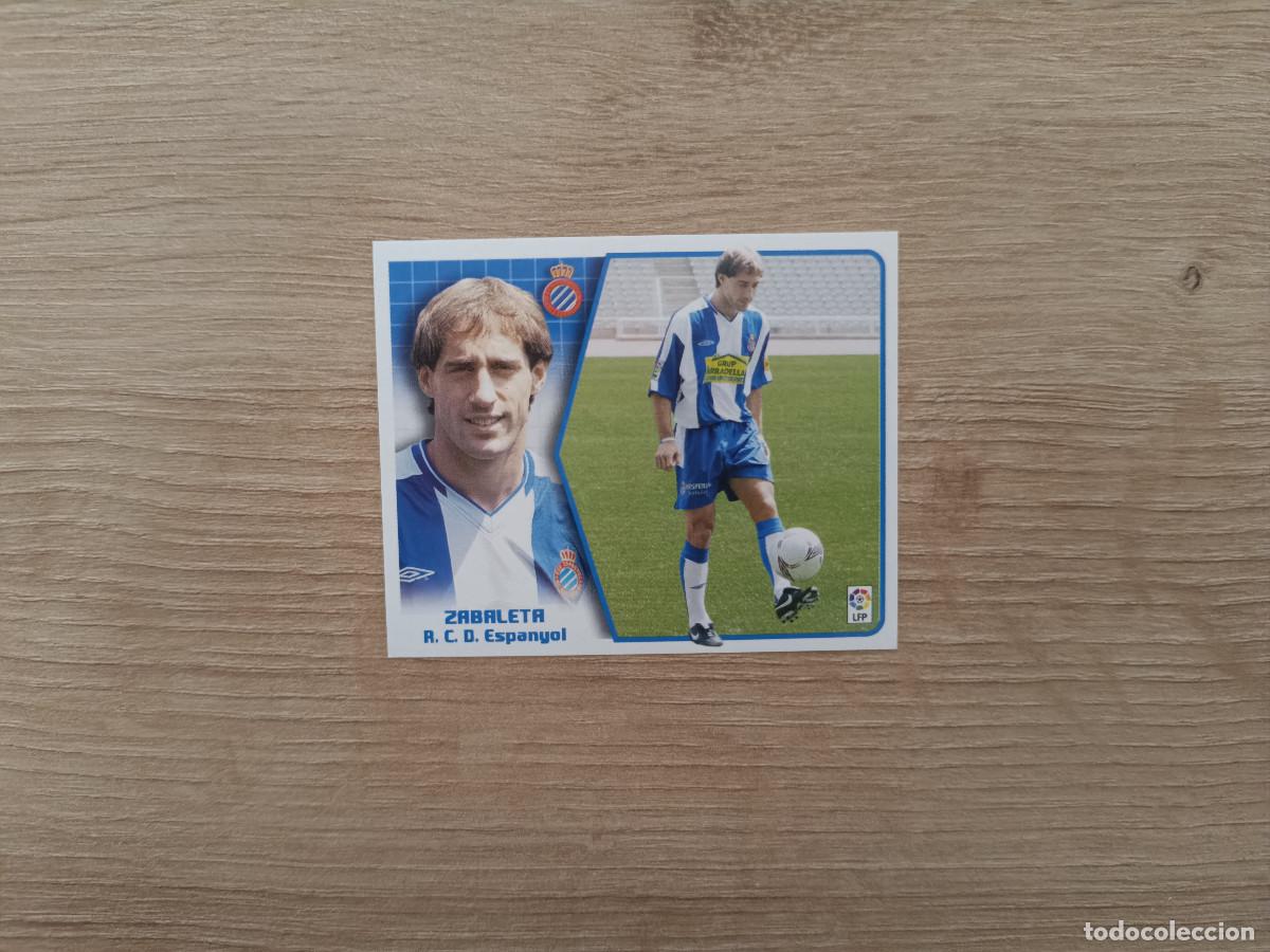 Cromos de F&uacute;tbol: CROMO DE FUTBOL LIGA ESTE ZABALETA FICHAJE 14 ESPANYOL SIN PEGAR NUNCA PEGADO 05 06 2005 2006 D526