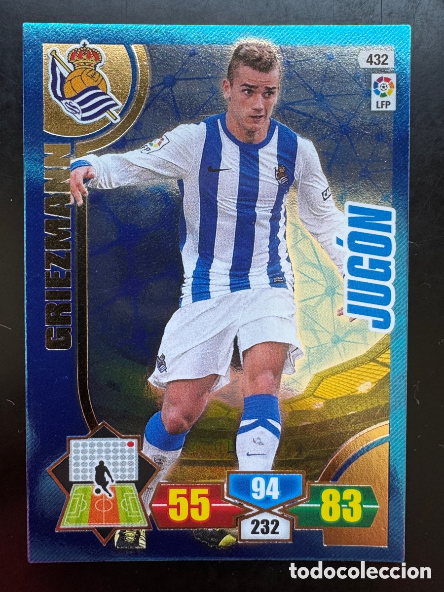 Cromos de F&uacute;tbol: Griezmann Jug&oacute;n 432 Real Sociedad Adrenalyn 2013/14