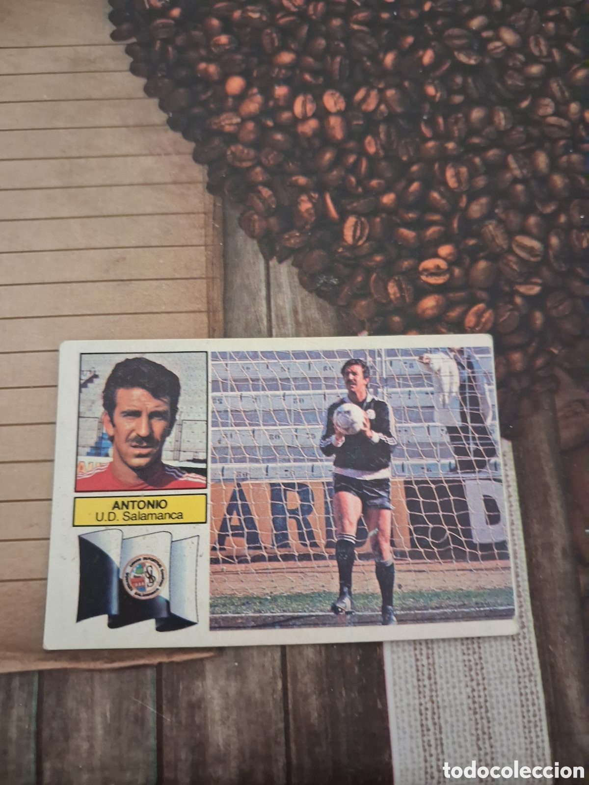 Figurine di Calcio: Liga este 82 83 Antonio baja del salamanca recuperado del &aacute;lbum ver fotos