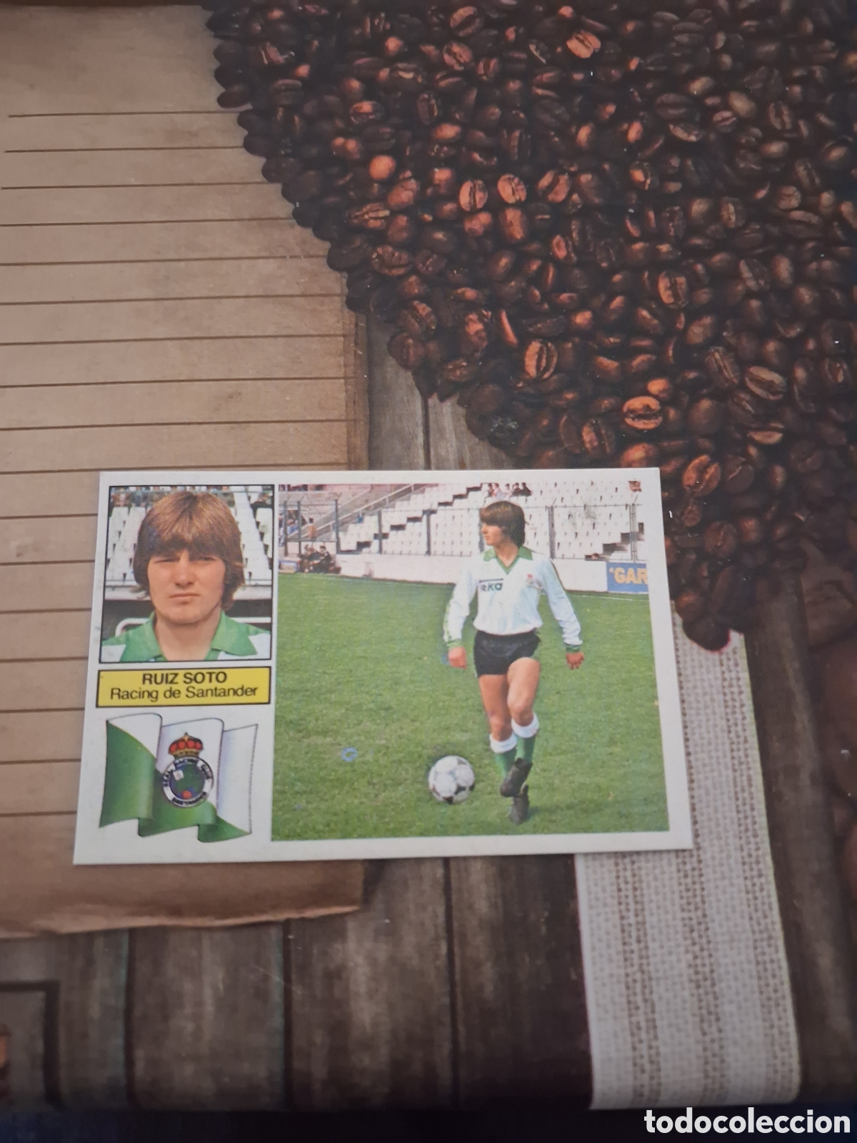 Cromos de F&uacute;tbol: Liga este 82 83 Ruiz soto baja del racing recuperado del &aacute;lbum ver fotos