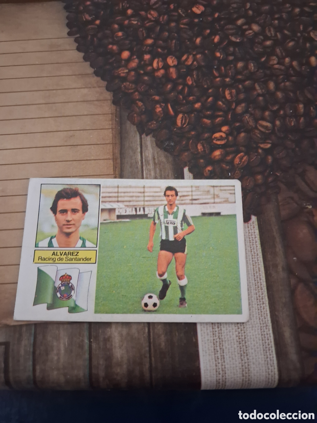 Cromos de F&uacute;tbol: Liga este 82 83 alvarez fichaje N 21 del racing recuperado del &aacute;lbum ver fotos