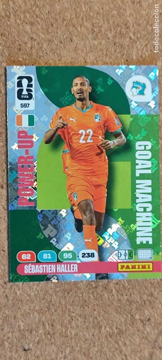 Cromos de F&uacute;tbol: ADRENALYN XL FIFA WORLD CUP 2026 CARD POWER-UP HALLER COSTA DE MARFIL # 597 PANINI