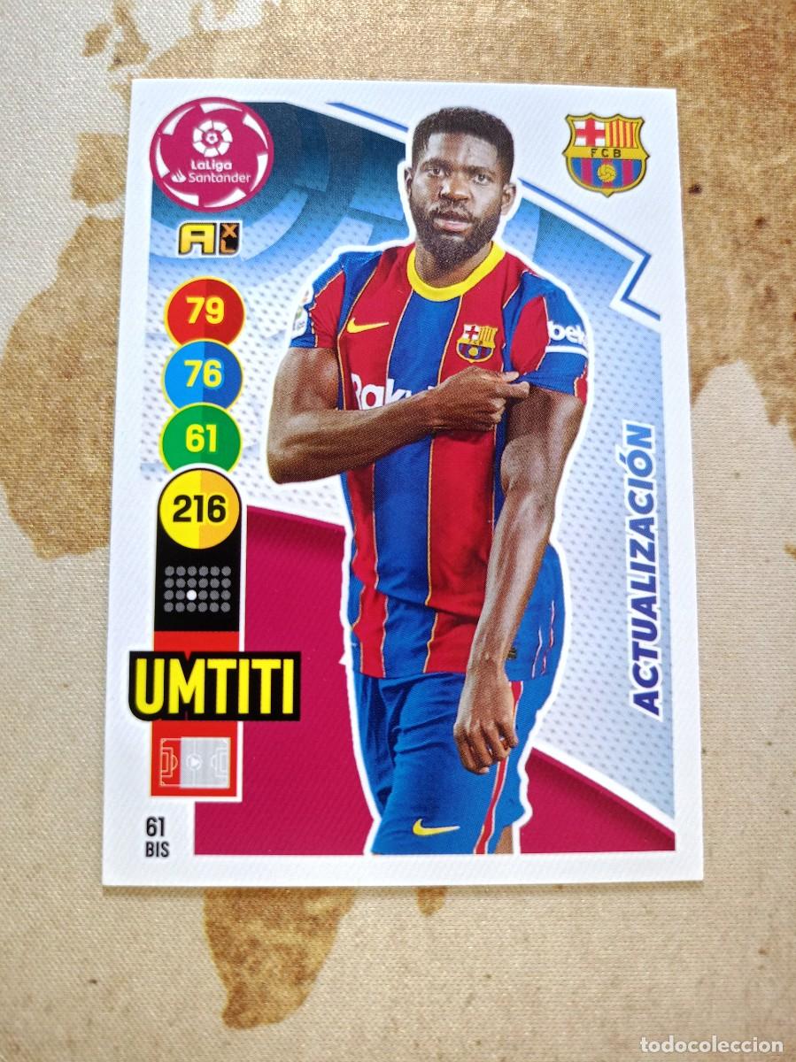 Cromos de F&uacute;tbol: Barcelona 61 bis UMTITI Adrenalyn 2020-21