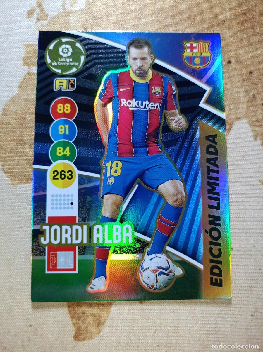 Figurine di Calcio: Edici&oacute;n Limitada JORDI ALBA Adrenalyn 2020-21
