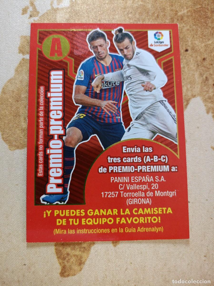 Figurine di Calcio: PREMIO PREMIUM Letra A Adrenalyn 2018-19