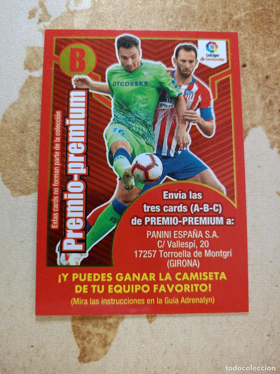 Cromos de F&uacute;tbol: PREMIO PREMIUM Letra B Adrenalyn 2018-19