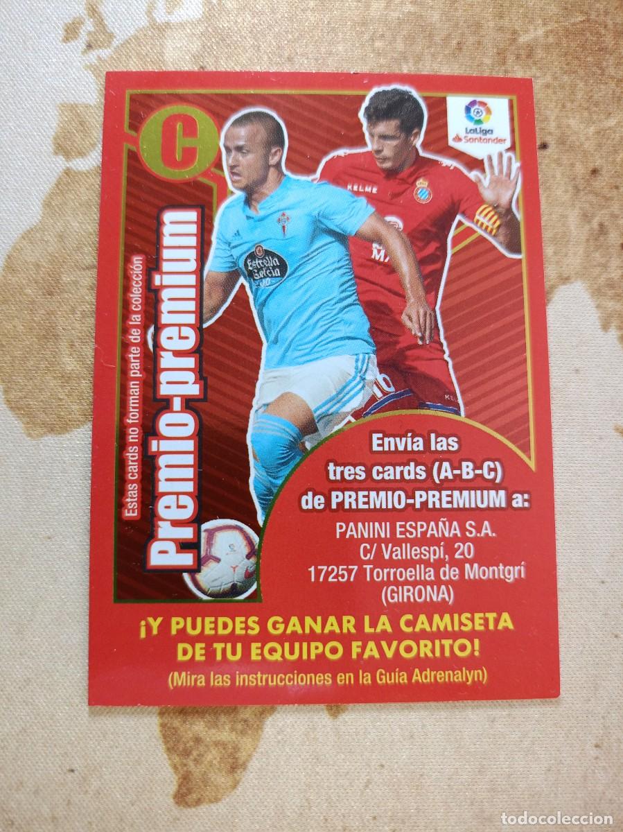 Cromos de F&uacute;tbol: PREMIO PREMIUM Letra C Adrenalyn 2018-19