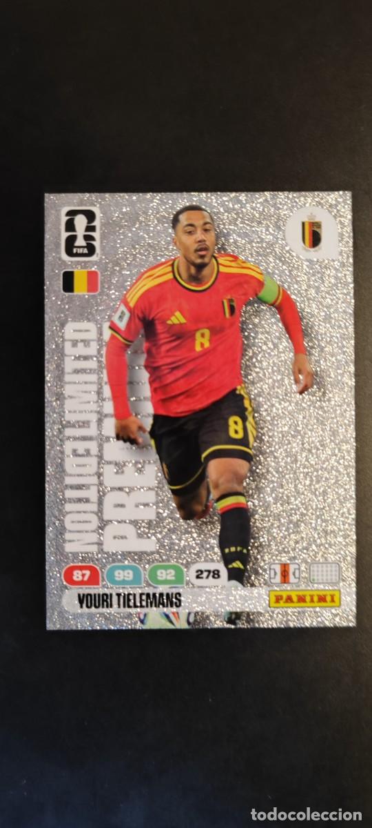 Cromos de F&uacute;tbol: ADRENALYN XL FIFA WORLD CUP 2026 CARD LIMITED EDITION PREMIUM TIELEMANS BELGICA # PANINI