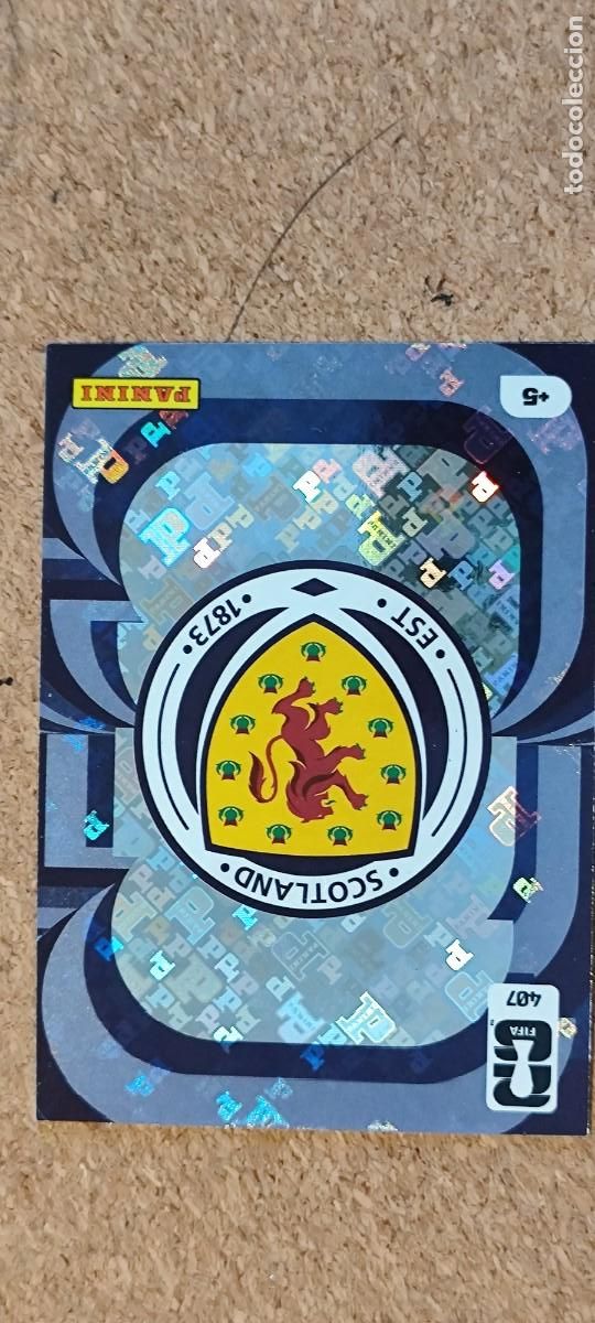 Cromos de F&uacute;tbol: ADRENALYN XL FIFA WORLD CUP 2026 CARD ESCUDO ESCOCIA # 487 PANINI