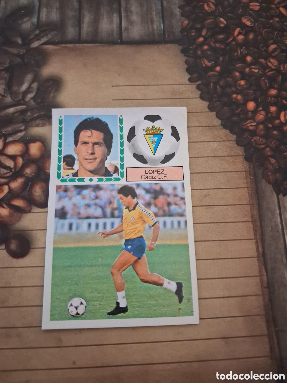 Cromos de F&uacute;tbol: Liga este 82 83 lopez del cadiz recuperado del &aacute;lbum ver fotos