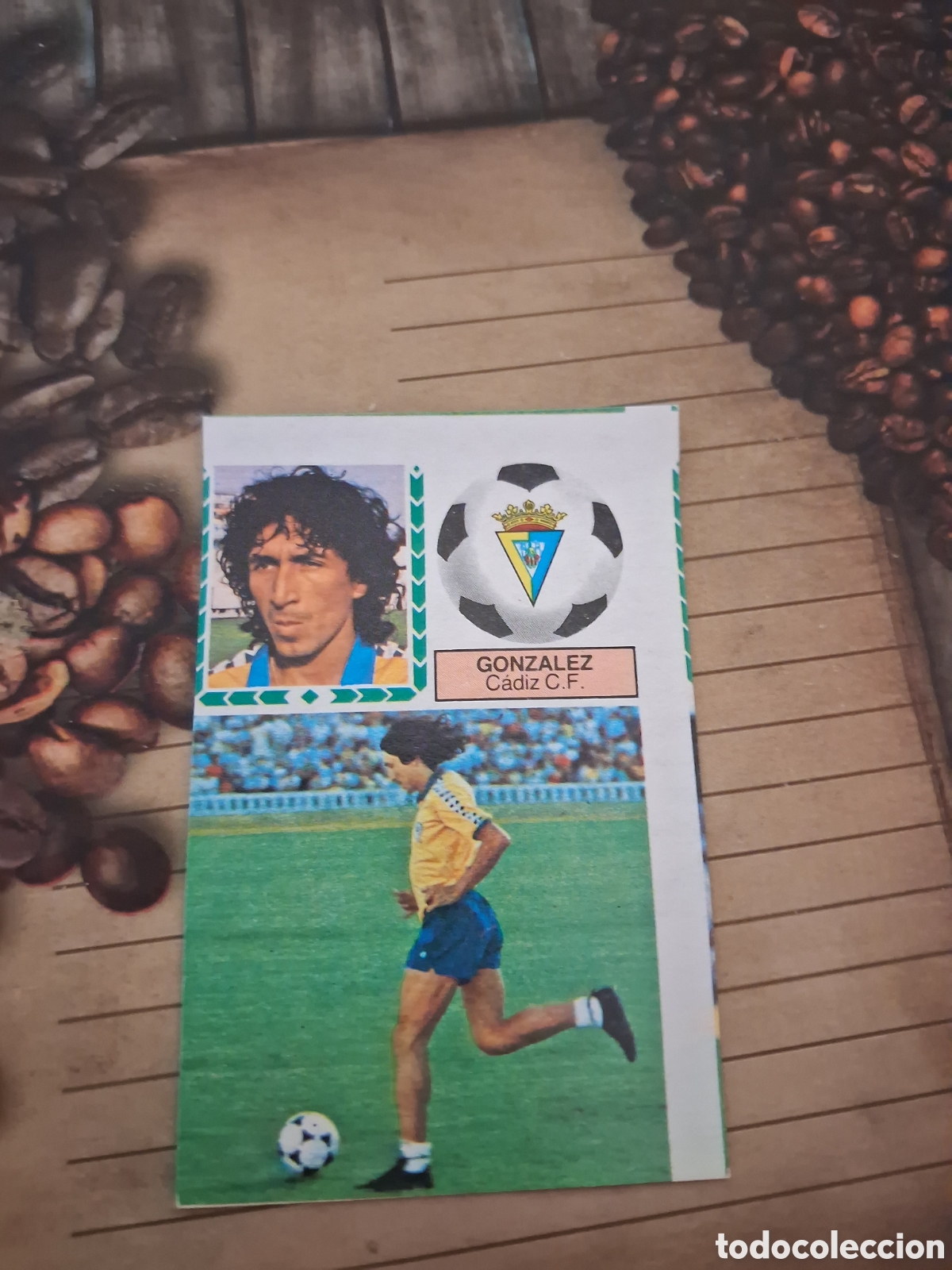 Cromos de F&uacute;tbol: Liga este 83 84 Gonz&aacute;lez del cadiz recuperado del &aacute;lbum ver fotos