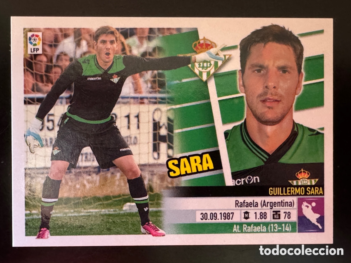 Cromos de F&uacute;tbol: Sara 2 Betis Liga Este 2013/14