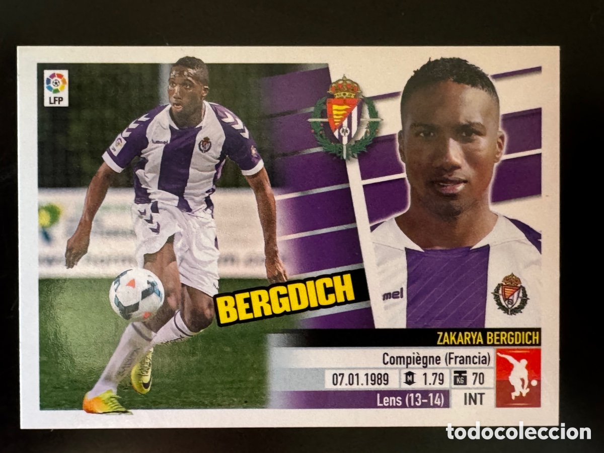 Cromos de F&uacute;tbol: Bergdich Valladolid 7 Liga Este 2013/14