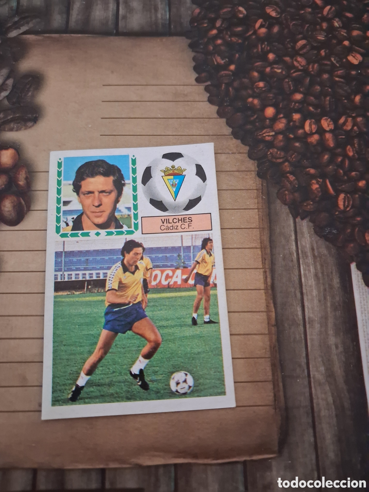 Cromos de F&uacute;tbol: Liga este 83 84 vilches fichaje N 7 del cadiz recuperado del &aacute;lbum ver fotos