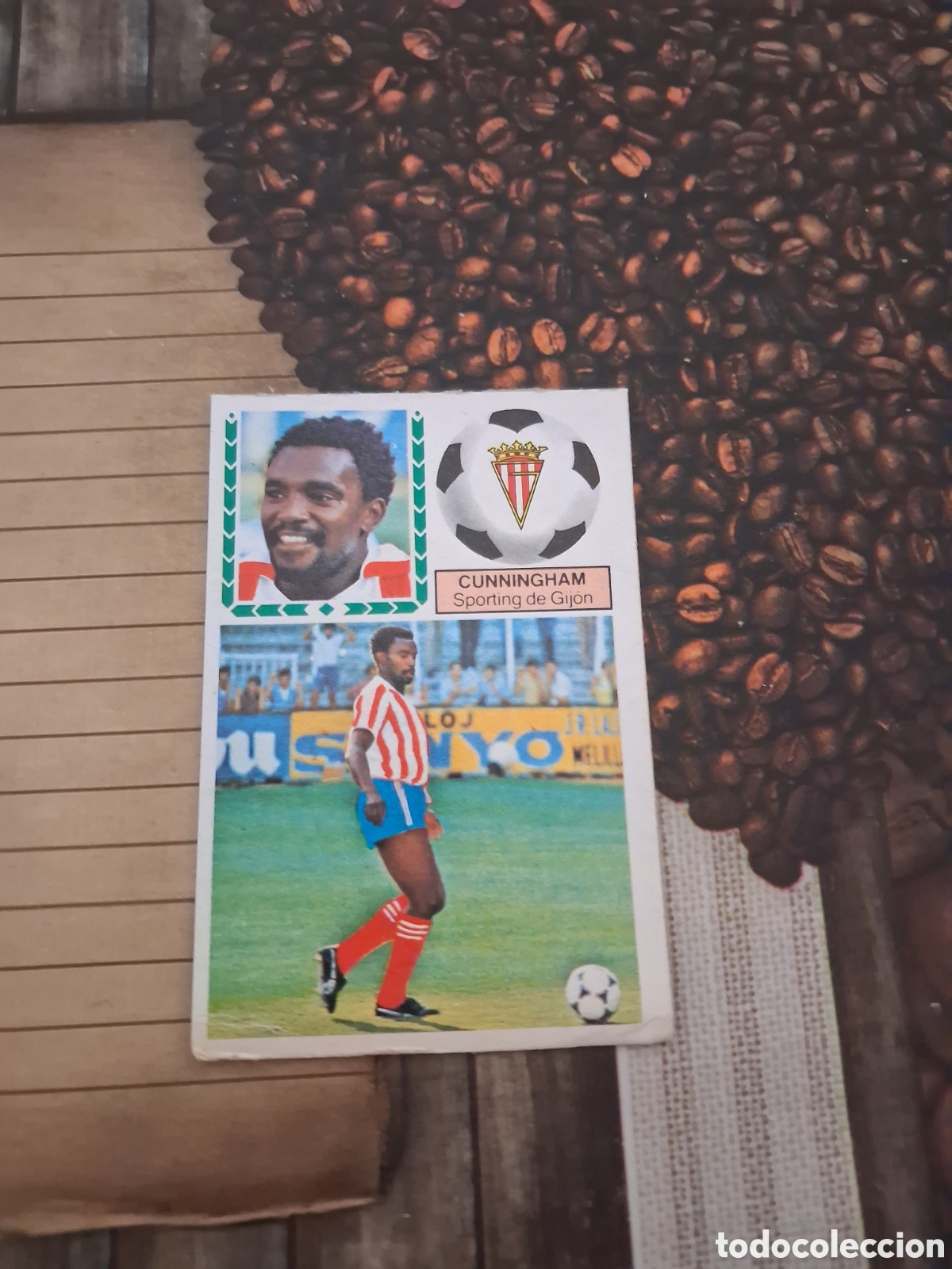 Cromos de F&uacute;tbol: Liga este 83 84 cunningham coloca del sporting recuperado del &aacute;lbum ver fotos
