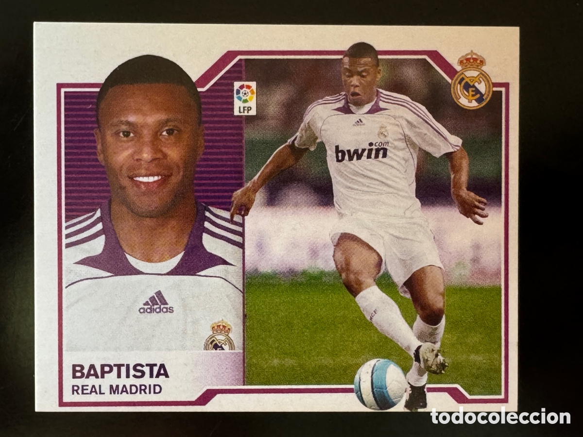 Cromos de F&uacute;tbol: Baptista Coloca Real Madrid Liga Este 2007/08