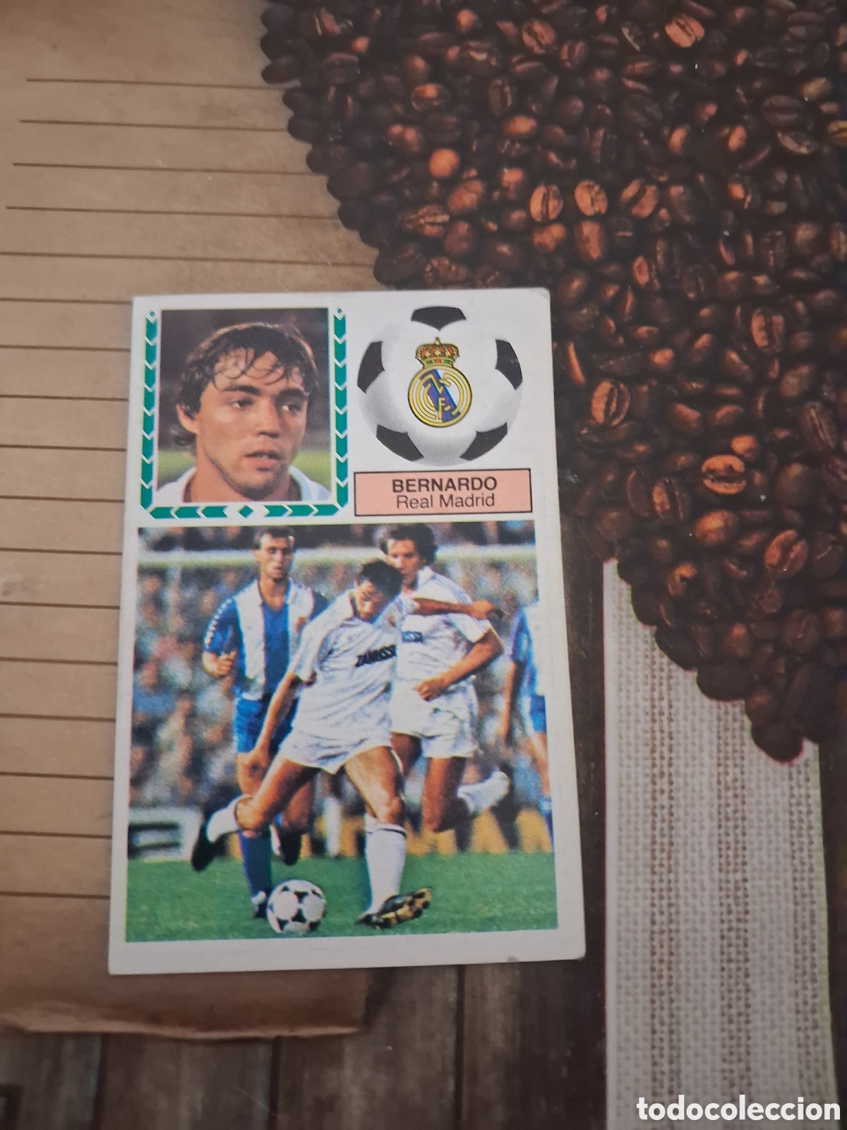 Cromos de F&uacute;tbol: Liga este 83 84 Bernardo coloca del Real Madrid recuperado del &aacute;lbum ver fotos