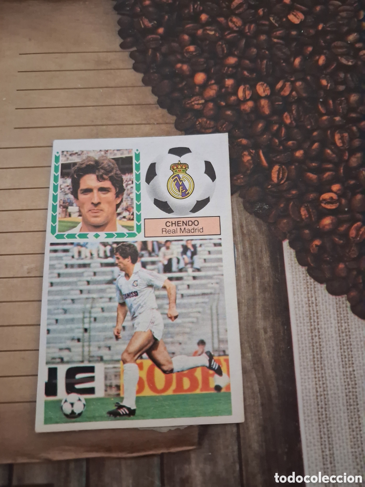 Cromos de F&uacute;tbol: Liga este 83 84 chendo fichaje N 40 del real Madrid recuperado del &aacute;lbum ver fotos