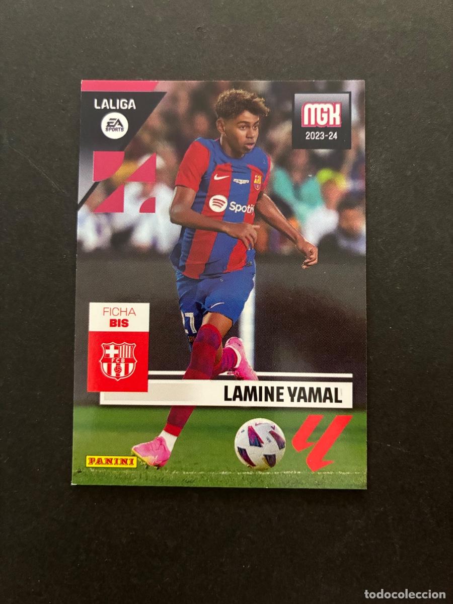 Cromos de F&uacute;tbol: LAMINE YAMAL 108 BIS ROOKIE FC BARCELONA MEGACRACKS 2023-24
