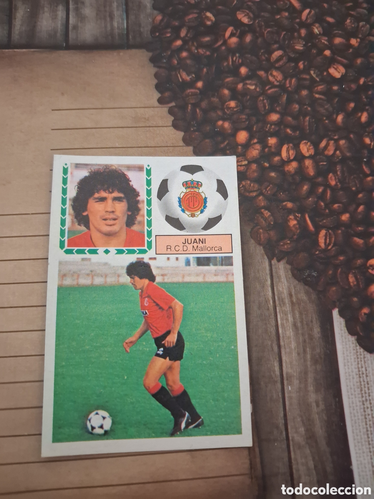 Fu&szlig;ball-Sticker: Liga este 83 84 juani fichaje N 25 del Mallorca recuperado del &aacute;lbum ver fotos