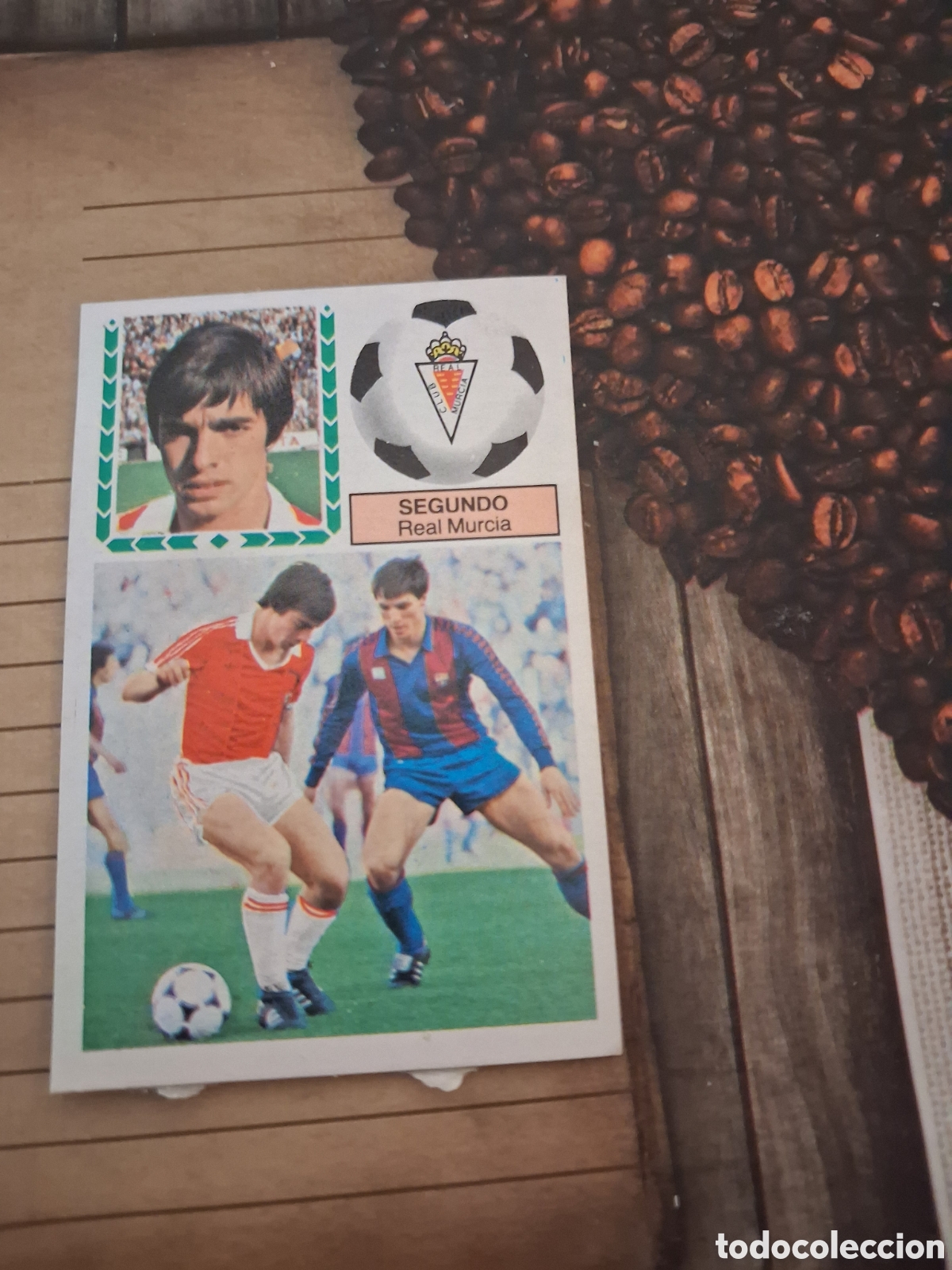 Football Stickers: Liga este 83 84 segundo fichaje N 38 del Murcia recuperado del &aacute;lbum ver fotos