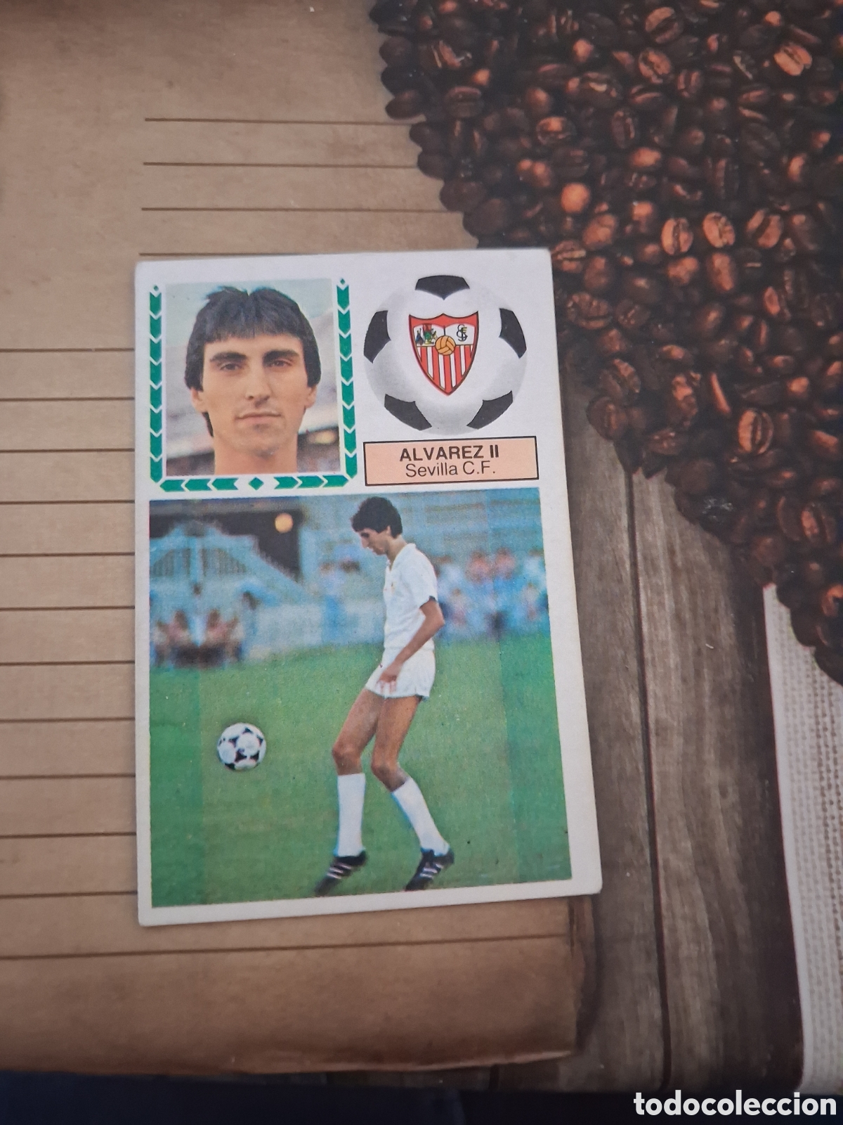 Cromos de F&uacute;tbol: Liga este 83 84 alvarez II fichaje N 34 del Sevilla recuperado del &aacute;lbum ver fotos
