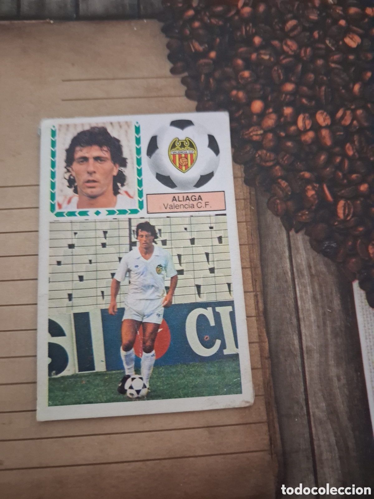 Cromos de F&uacute;tbol: Liga este 83 84 aliaga fichaje N 39 del Valencia recuperado del &aacute;lbum ver fotos