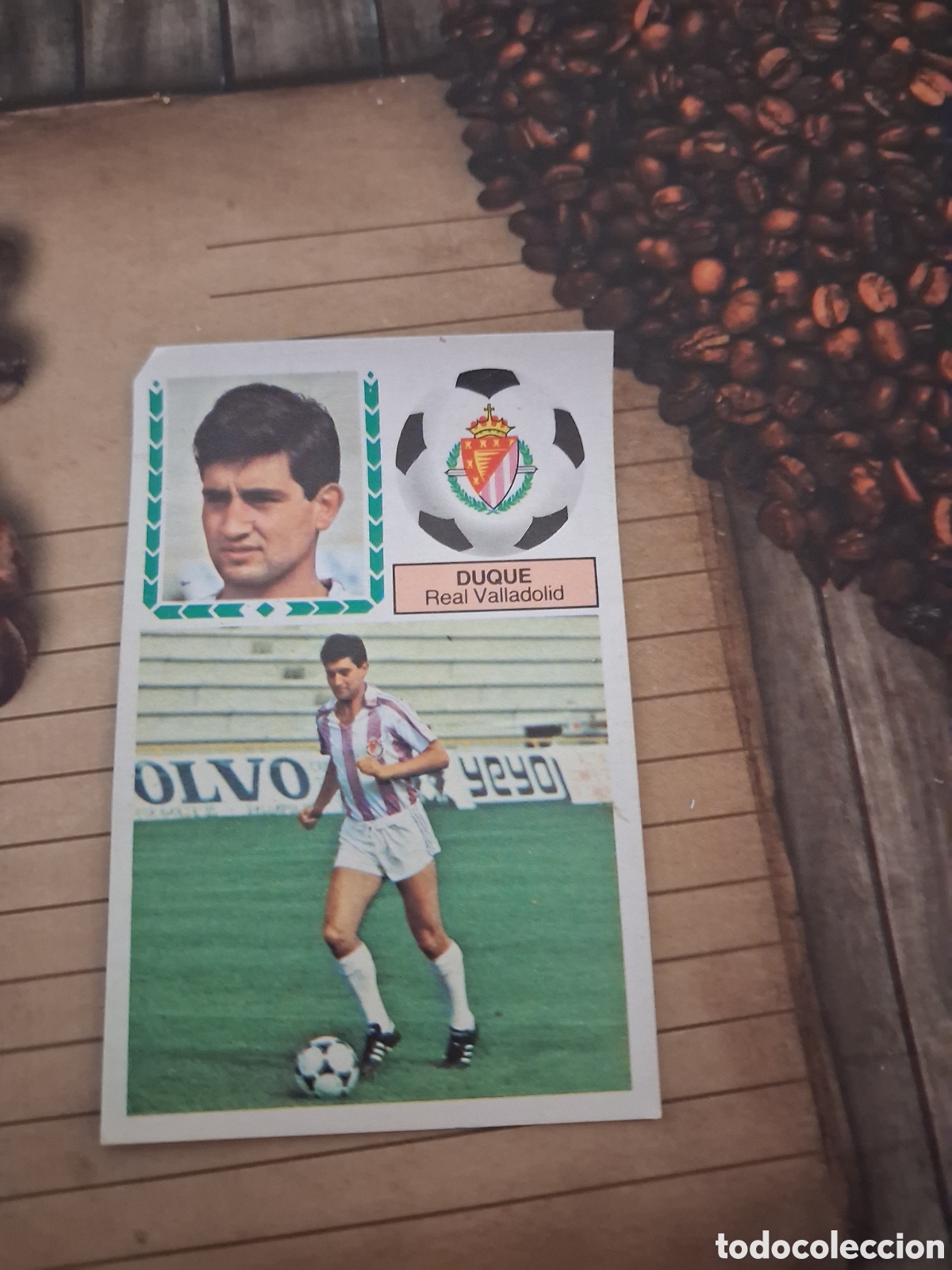 Cromos de F&uacute;tbol: Liga este 83 84 duque coloca del Valladolid recuperado del &aacute;lbum ver fotos
