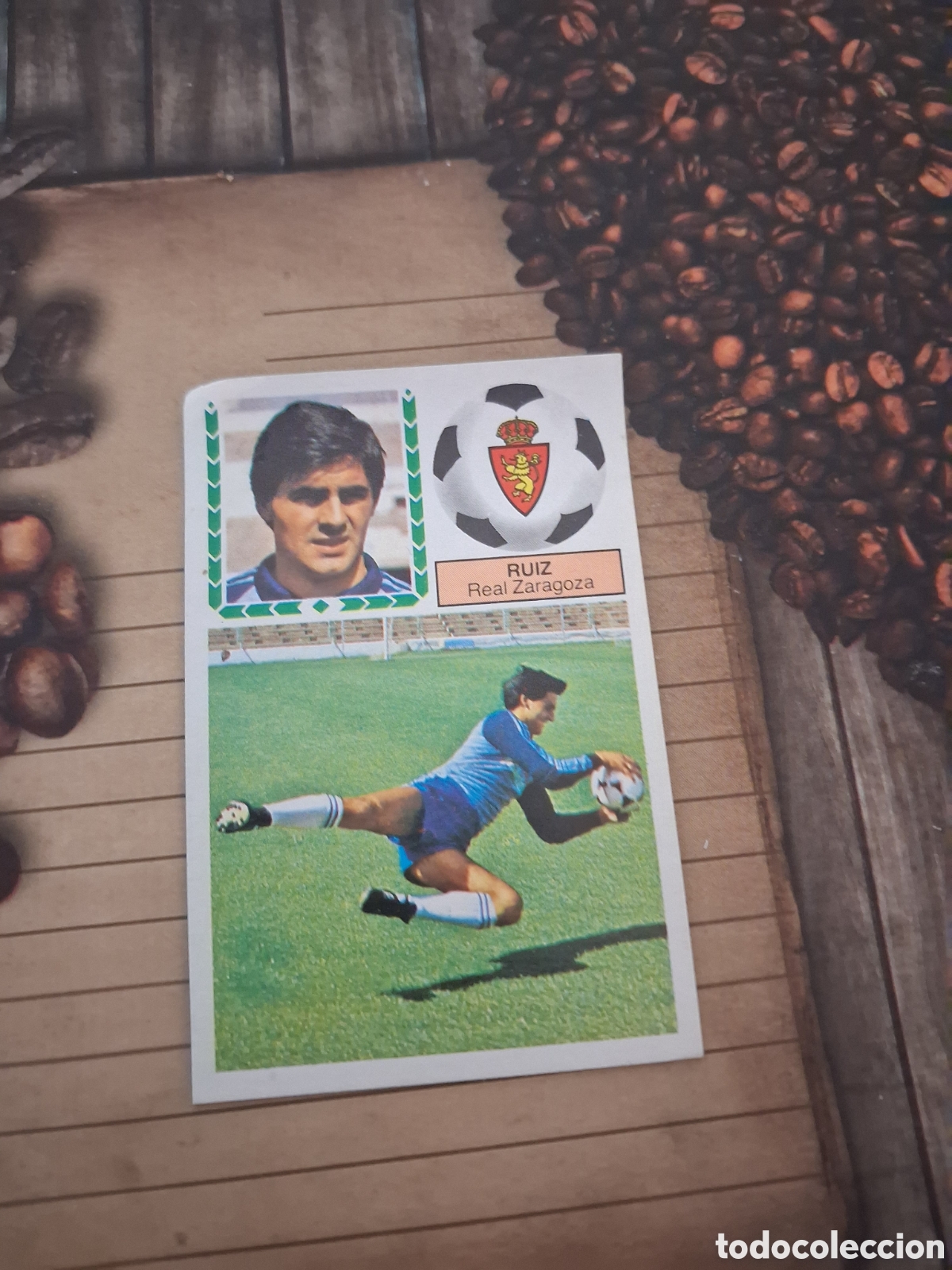 Cromos de F&uacute;tbol: Liga este 83 84 Ruiz coloca del Zaragoza recuperado del &aacute;lbum ver fotos