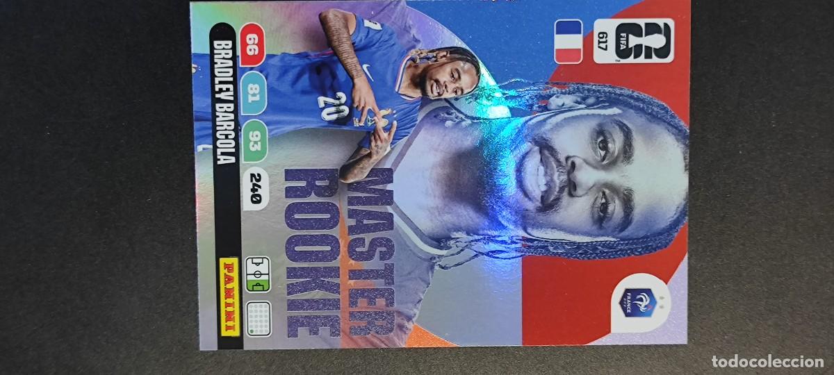 Cromos de F&uacute;tbol: ADRENALYN XL FIFA WORLD CUP 2026 CARD MASTER ROOKIE BARCOLA FRANCIA # 617 PANINI
