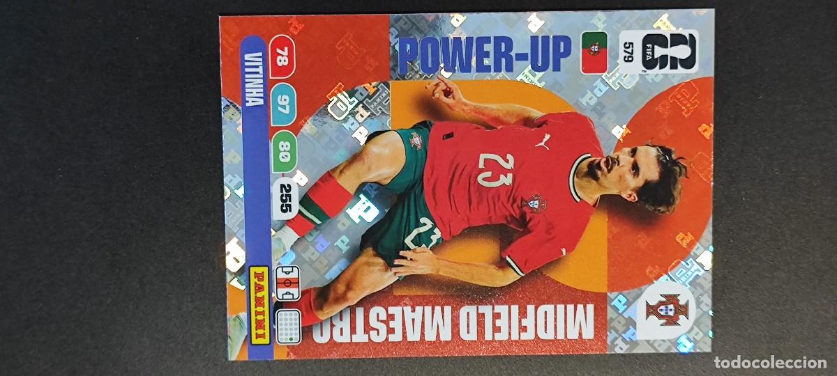 Cromos de F&uacute;tbol: ADRENALYN XL FIFA WORLD CUP 2026 CARD POWER-UP VITINHA PORTUGAL # 579 PANINI