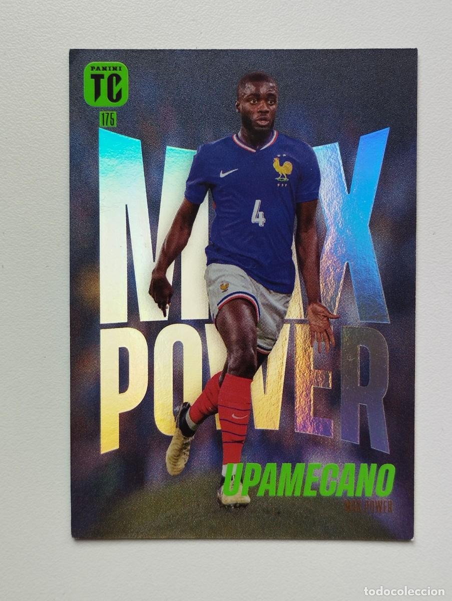 Cromos de F&uacute;tbol: CROMO CARD PANINI TOP CLASS 2025 MAX POWER 175 UPAMECANO FRANCIA