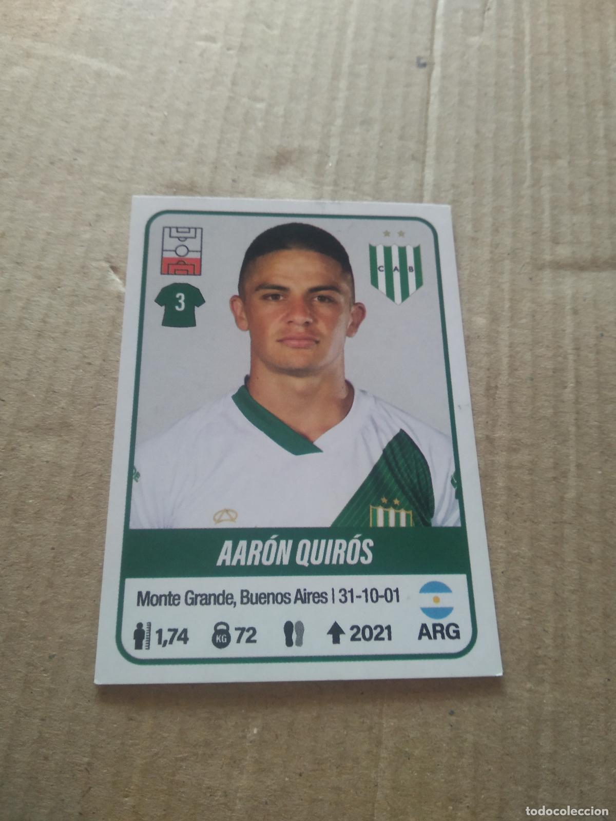 Cromos de F&uacute;tbol: 58 AARON QUIROS BANFIELD CROMO FUTBOL ARGENTINO PANINI LIGA ARGENTINA 2023