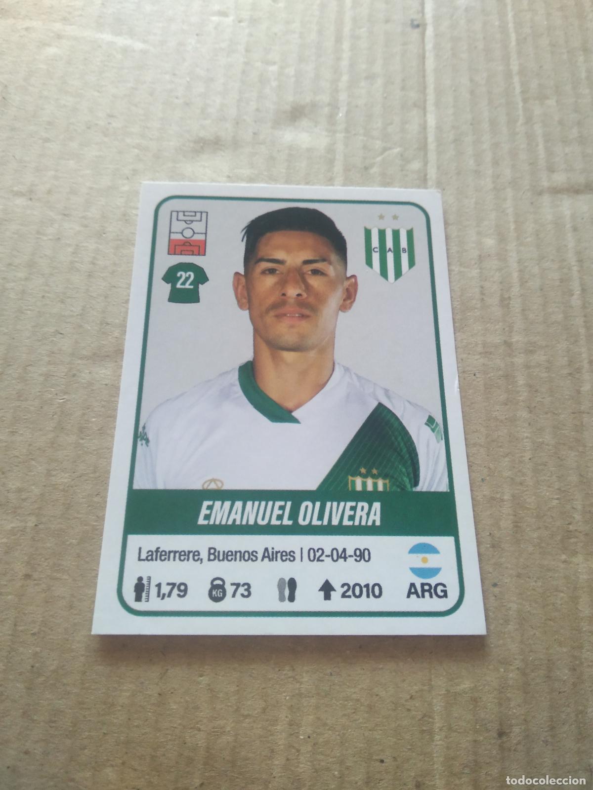 Cromos de F&uacute;tbol: 59 EMANUEL OLIVERA BANFIELD CROMO FUTBOL ARGENTINO PANINI LIGA ARGENTINA 2023