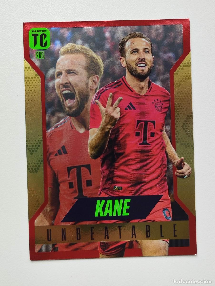 Cromos de F&uacute;tbol: CROMO CARD PANINI TOP CLASS 2025 UNBEATABLE 263 HARRY KEANE PARALELA RED ROJA